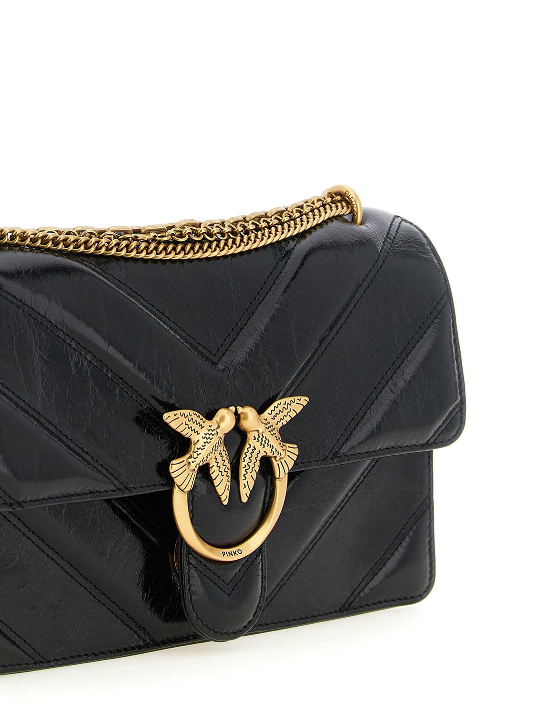 Pinko Love Shoulder Bags - Black | 97d0d7ff34280bcbd9db40d3629b825480f8da28