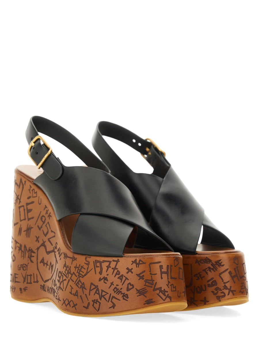 ChloÉ Sandals - Black | d07e38f16cfece791ee908b2d026754c96406835