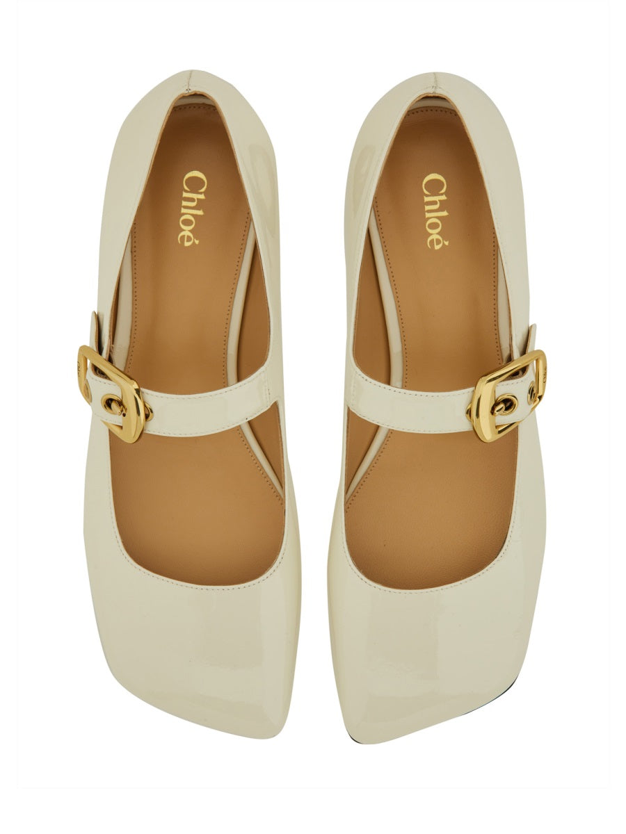ChloÉ Flat Shoes - Ivory | 3adba8cc479472eac4ab4123333d159c404e668f