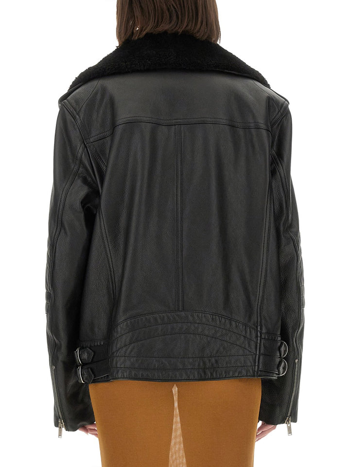 Saint Laurent Leather Jackets - Black | Wanan Luxury