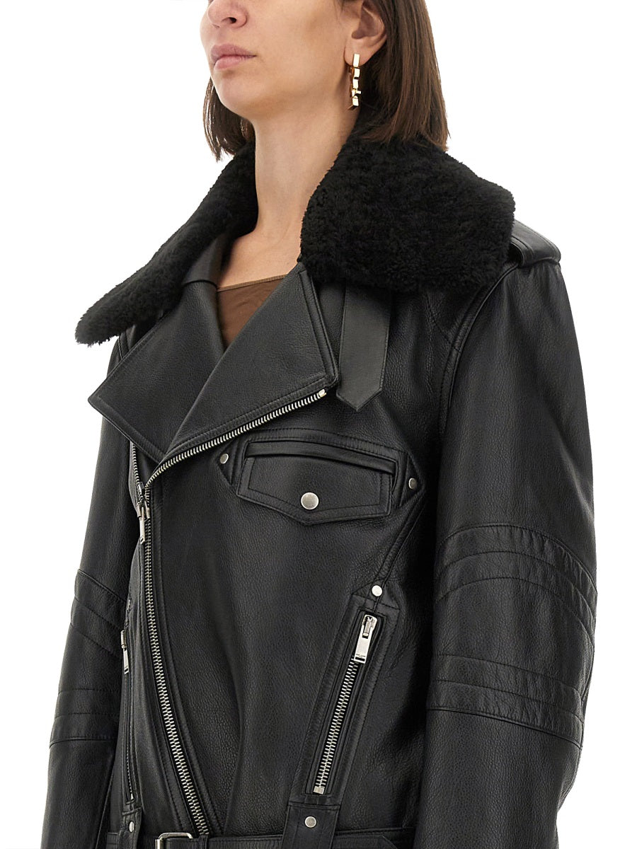 Saint Laurent Leather Jackets - Black | Wanan Luxury