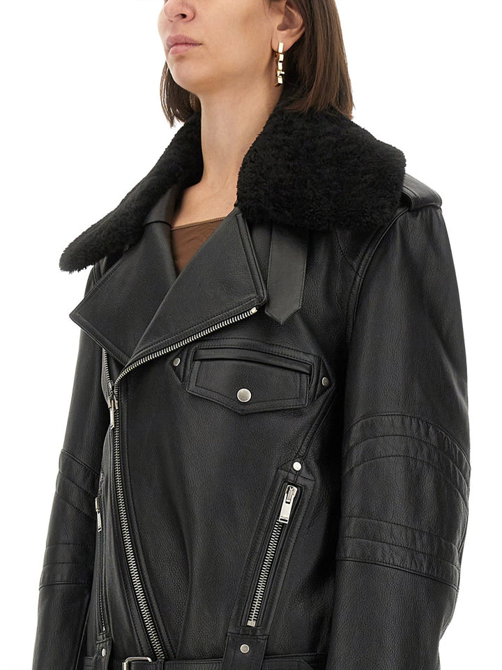 Saint Laurent Leather Jackets - Black | Wanan Luxury