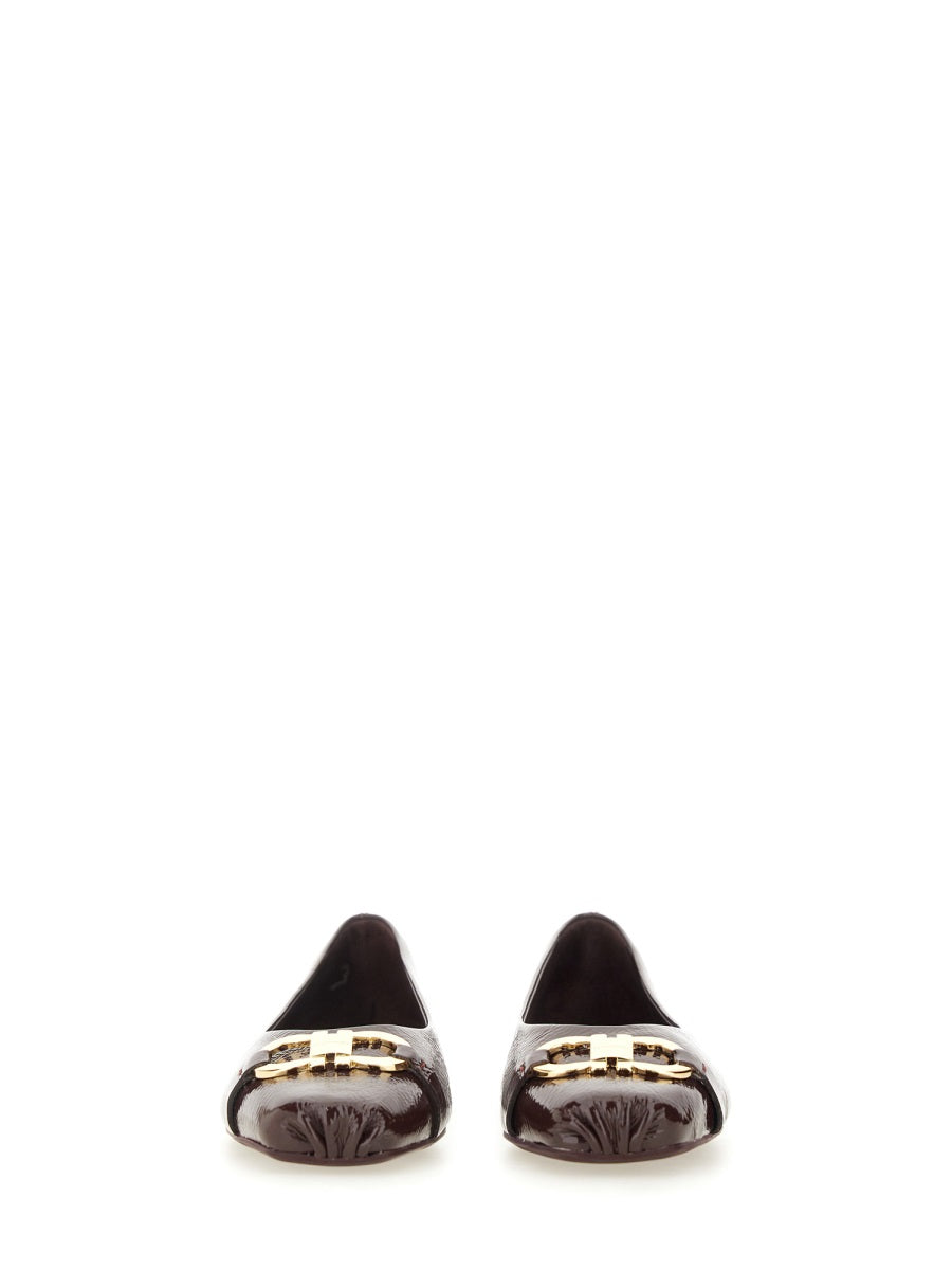 Ferragamo Flat Shoes - Burgundy | Wanan Luxury