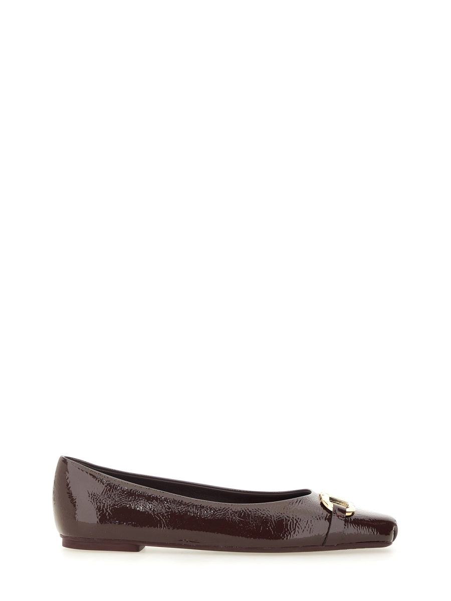Ferragamo Flat Shoes - Burgundy | Wanan Luxury