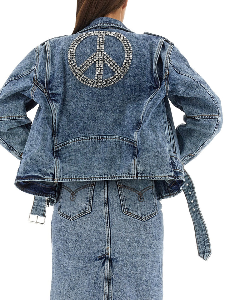 Moschino Jeans Jackets - Blue | Wanan Luxury