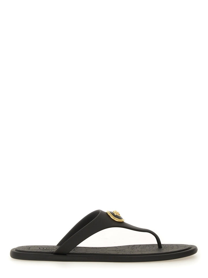 Versace Sandals - Black | Wanan Luxury