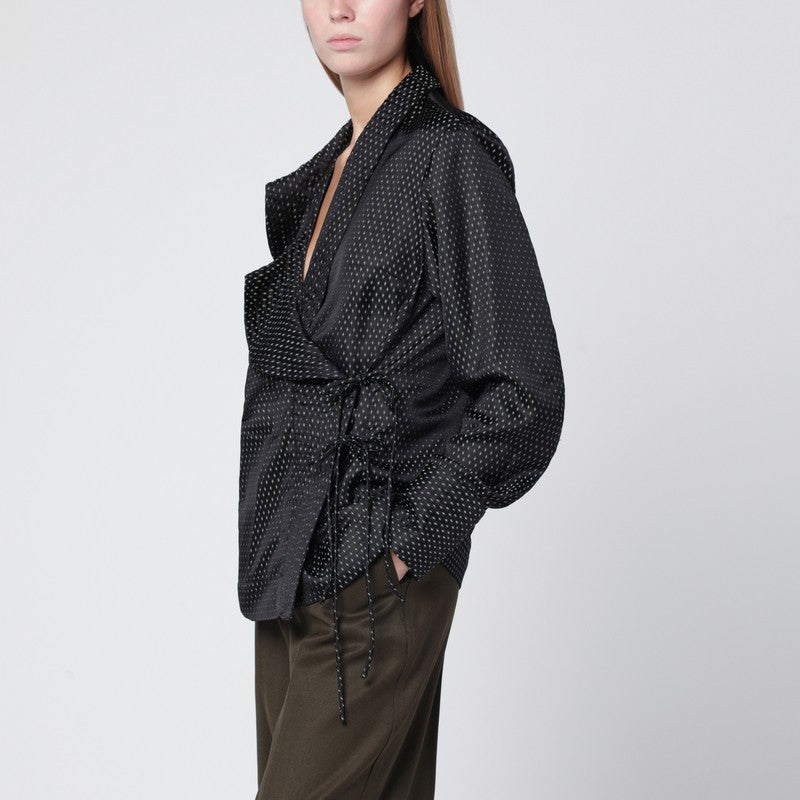 Dries Van Noten Shirts & Tops - Black | 3632a614d52cef03f00b42ae3b4a6d2c69c24392