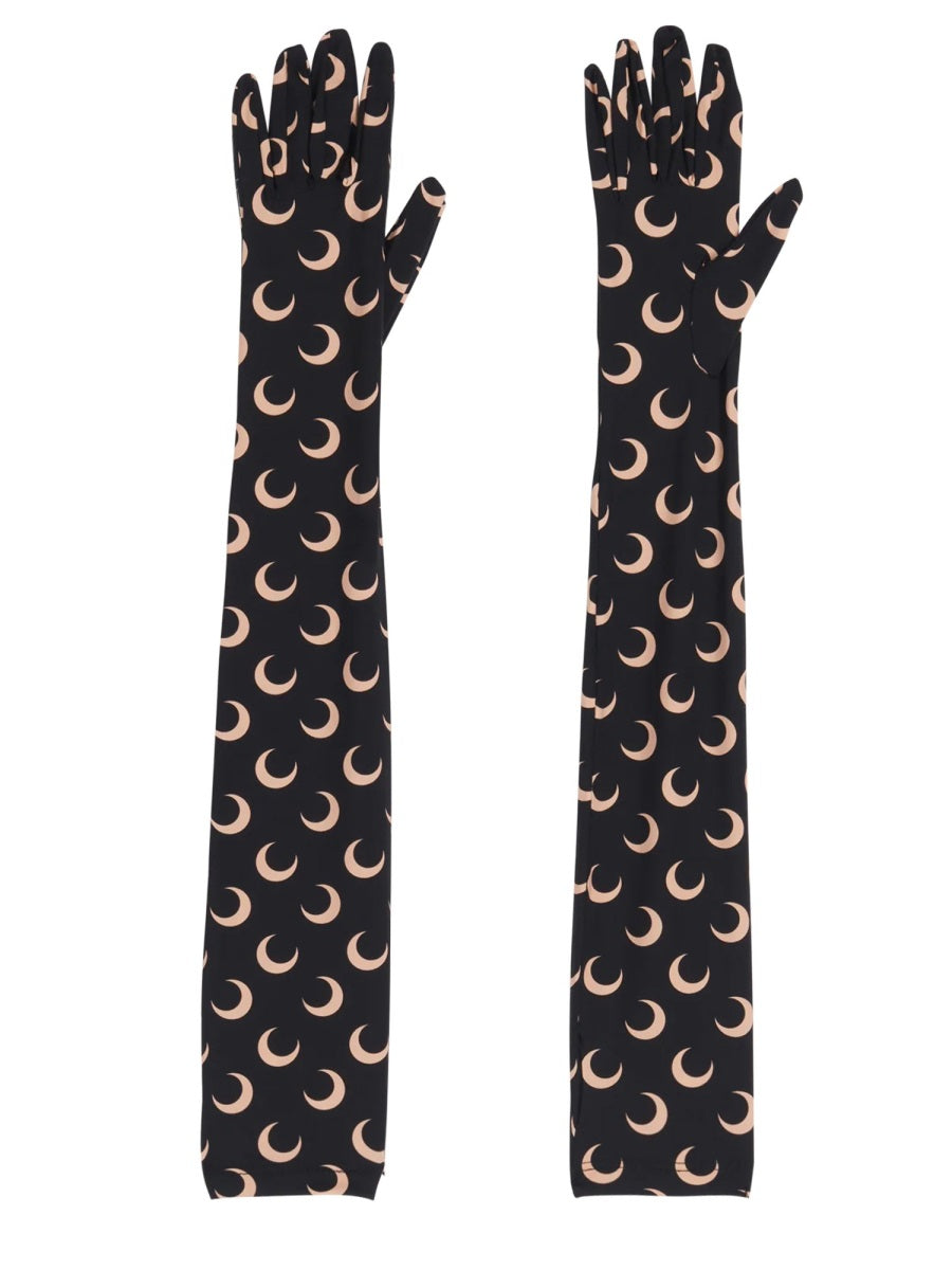 Marine Serre Scarves & Gloves - Black | Wanan Luxury