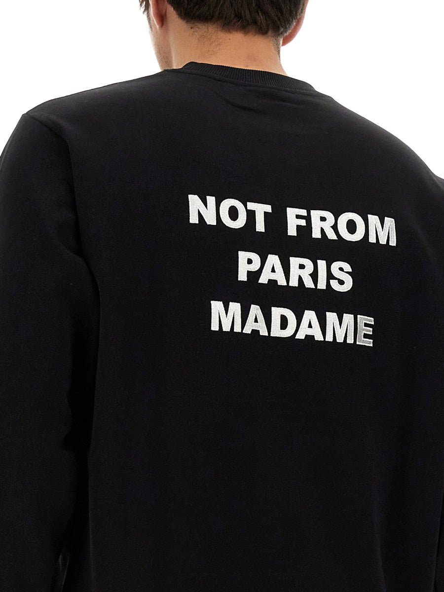 Drôle De Monsieur Sweatshirts - Black | Wanan Luxury