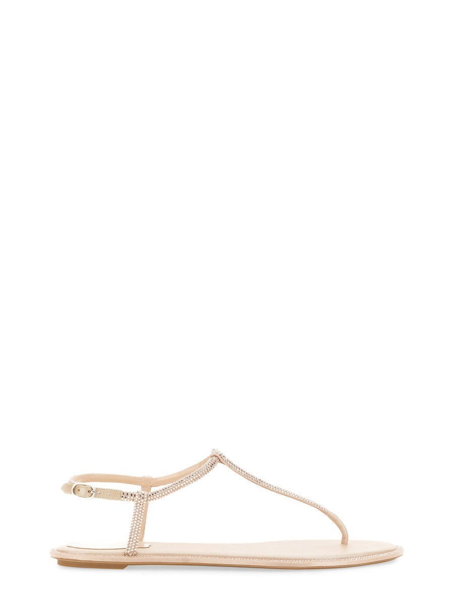 René Caovilla Sandals - Neutral | Wanan Luxury