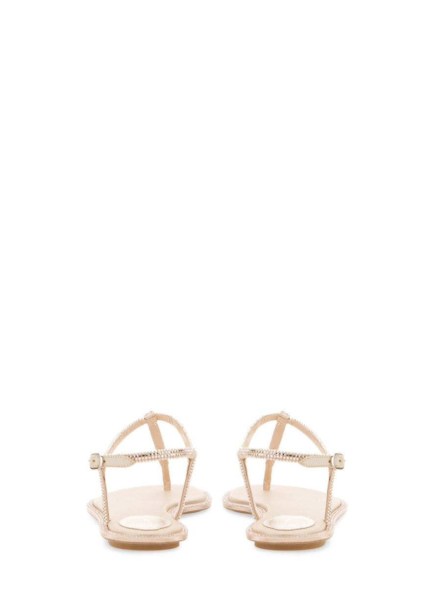 René Caovilla Sandals - Neutral | Wanan Luxury