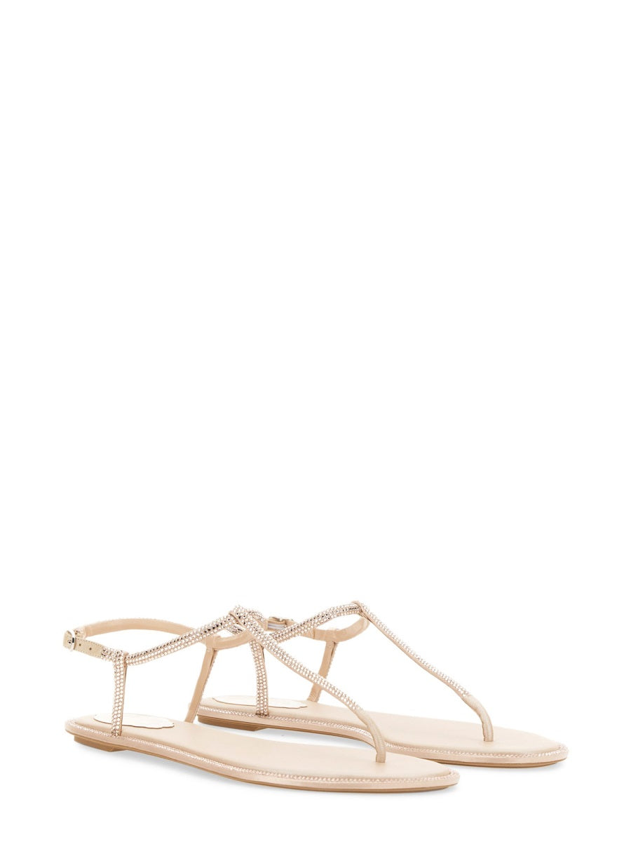 René Caovilla Sandals - Neutral | Wanan Luxury