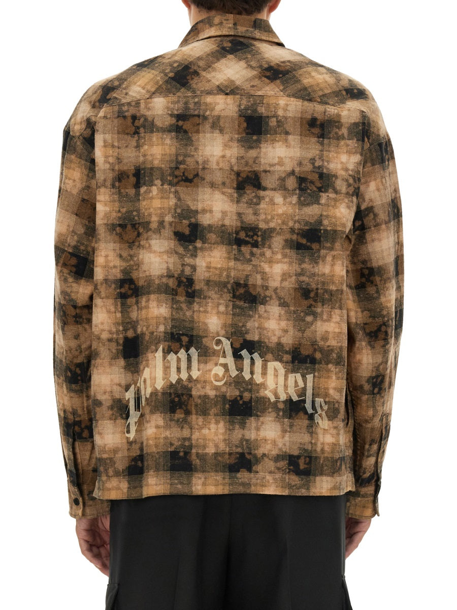 Palm Angels Shirts - Brown | Wanan Luxury