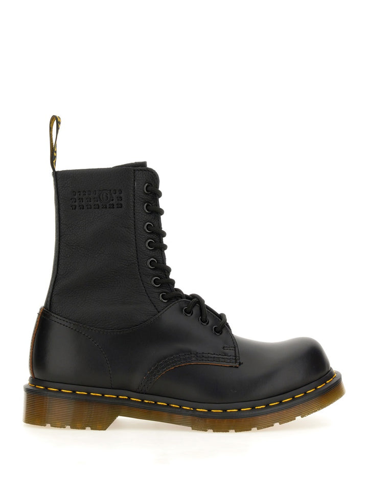 MM6 x Dr. Martens Boots - Black | Wanan Luxury