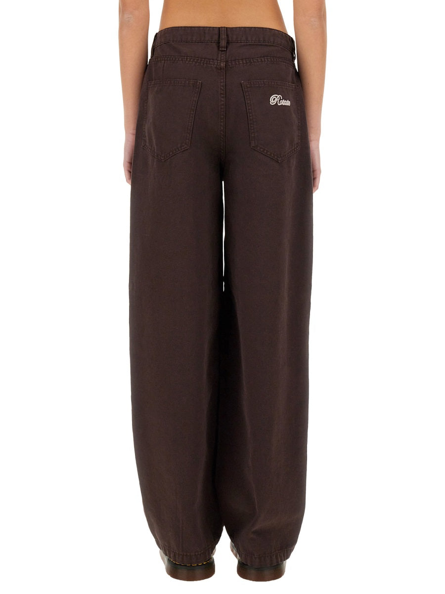 Rotate Birger Christensen Pants - Brown | Wanan Luxury