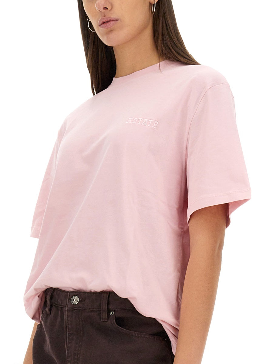 Rotate Birger Christensen T shirts - Pink | Wanan Luxury