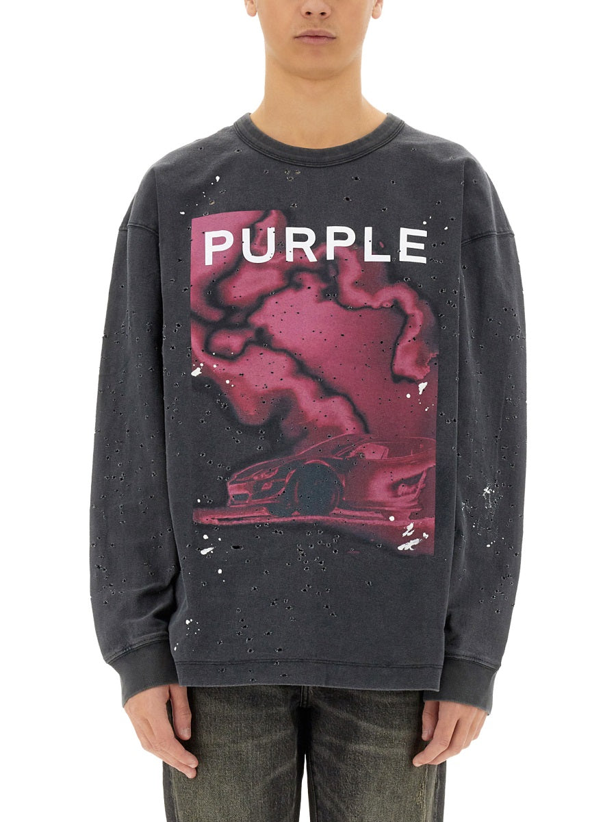 Purple Brand Sweatshirts - Black | Wanan Luxury