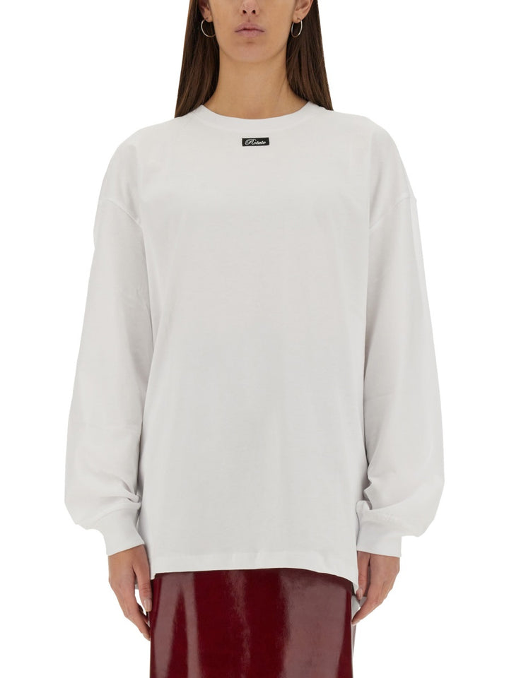 Rotate Birger Christensen T shirts - White | Wanan Luxury