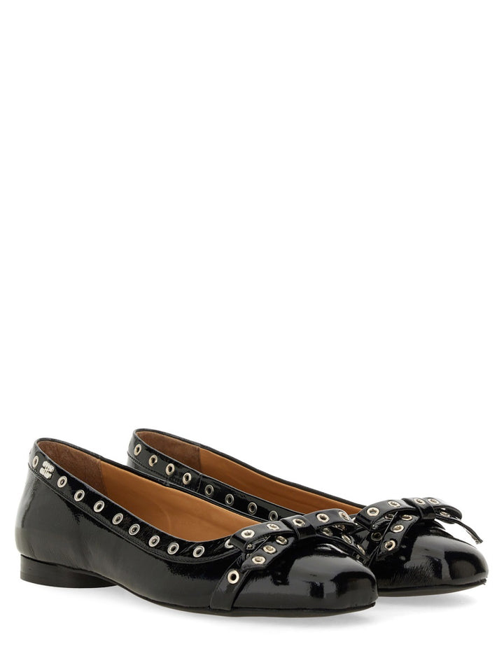 Ganni Flat Shoes - Black | Wanan Luxury