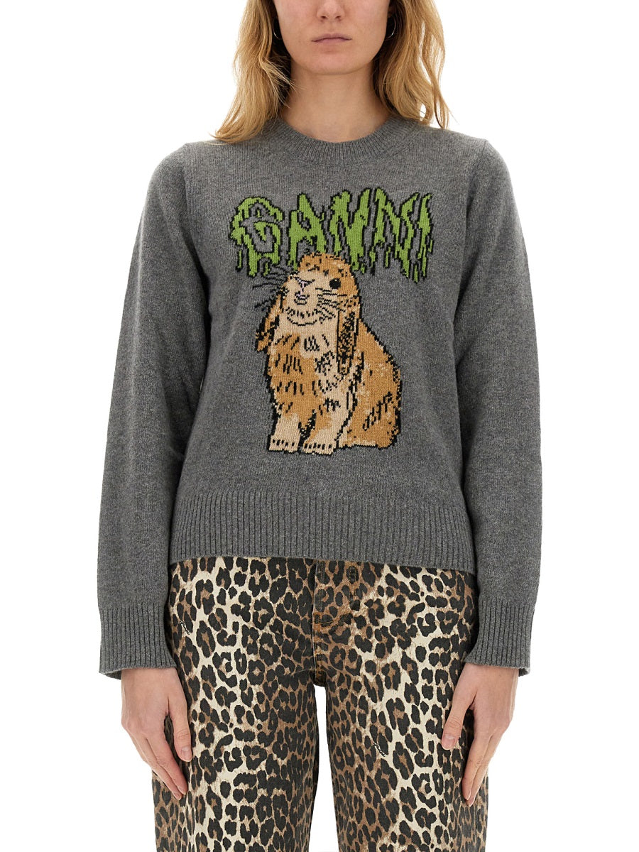 Ganni Sweaters - Grey | Wanan Luxury