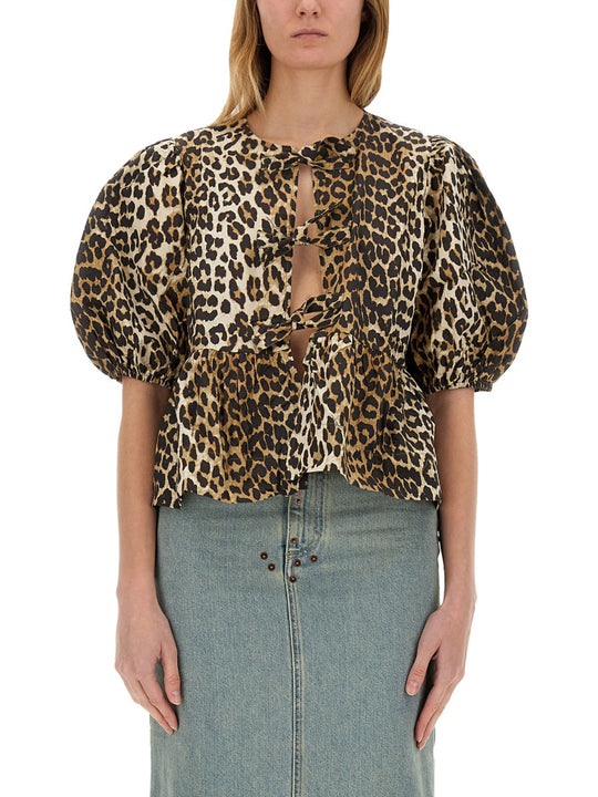 Blouse With Animal Pattern