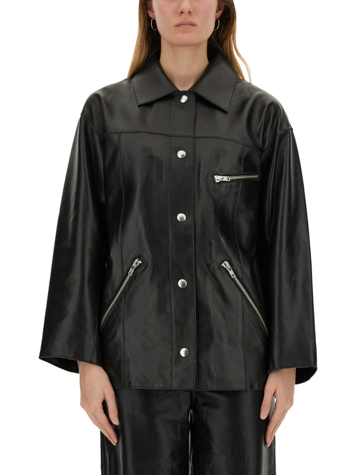 Stand Studio Leather Jackets - Black | Wanan Luxury
