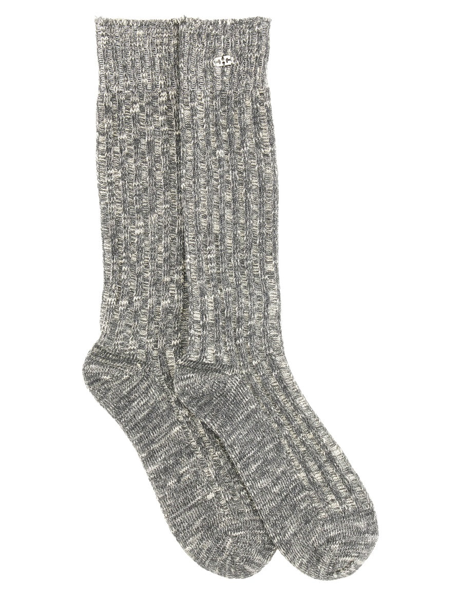 Ganni Socks - Grey | Wanan Luxury