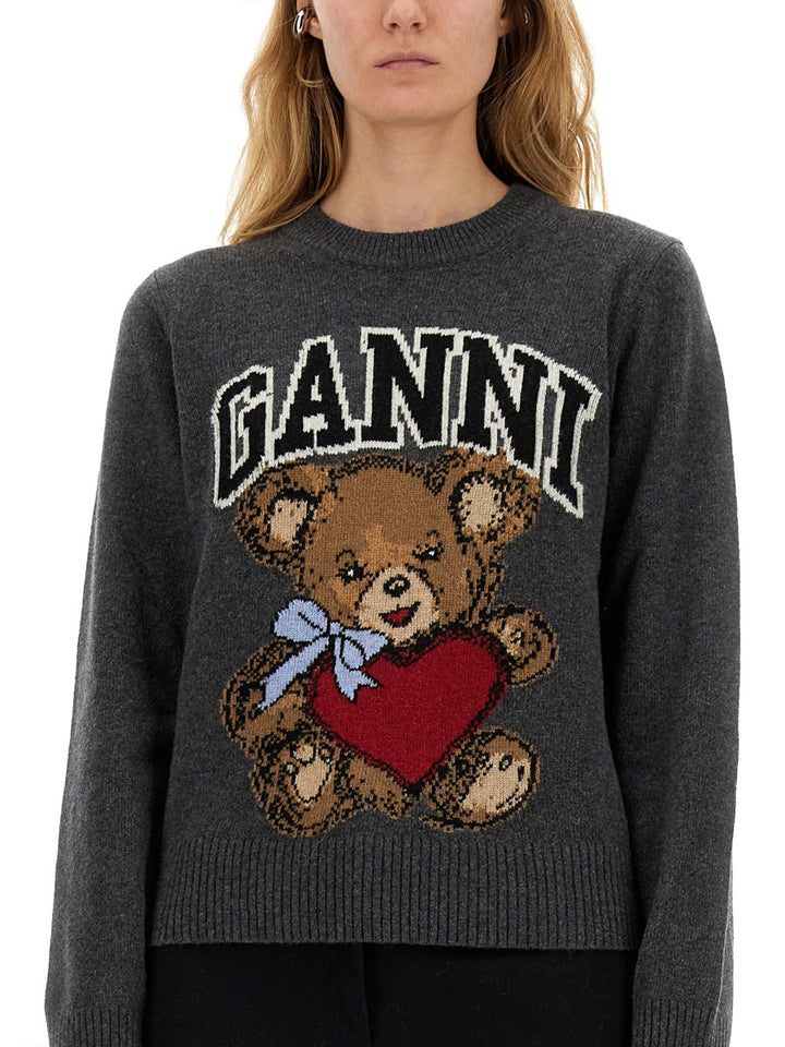 Ganni Sweaters - Grey | Wanan Luxury