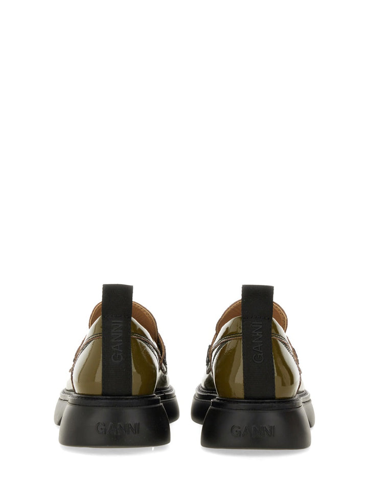 Ganni Loafers - Green | Wanan Luxury