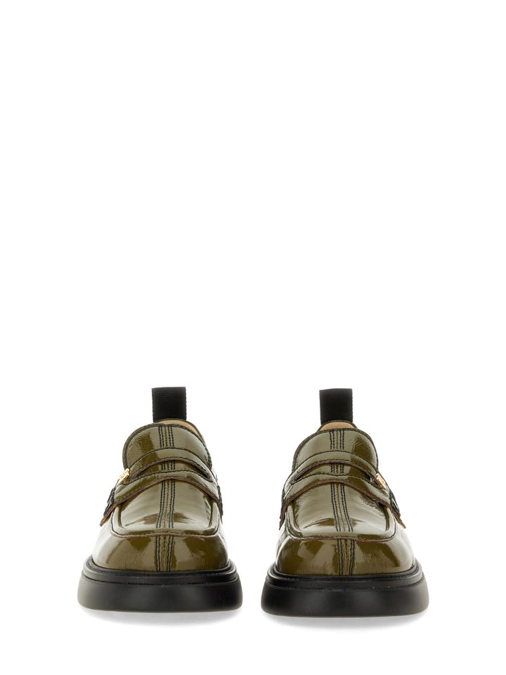 Ganni Loafers - Green | Wanan Luxury