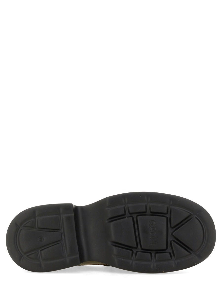 Ganni Loafers - Green | Wanan Luxury