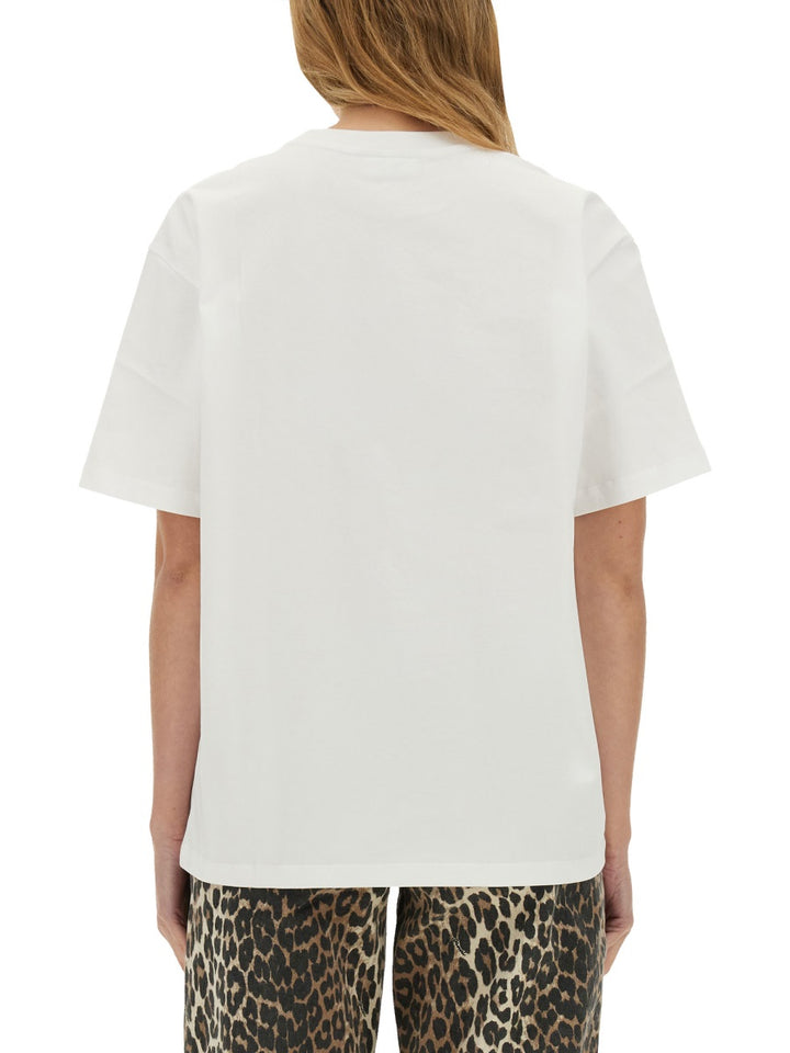 Ganni T shirts - White | Wanan Luxury