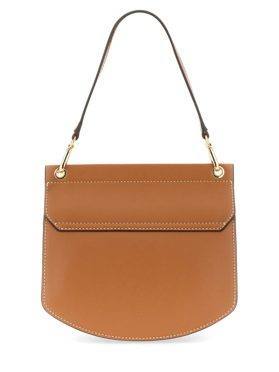 Ganni Shoulder Bags - Brown | Wanan Luxury