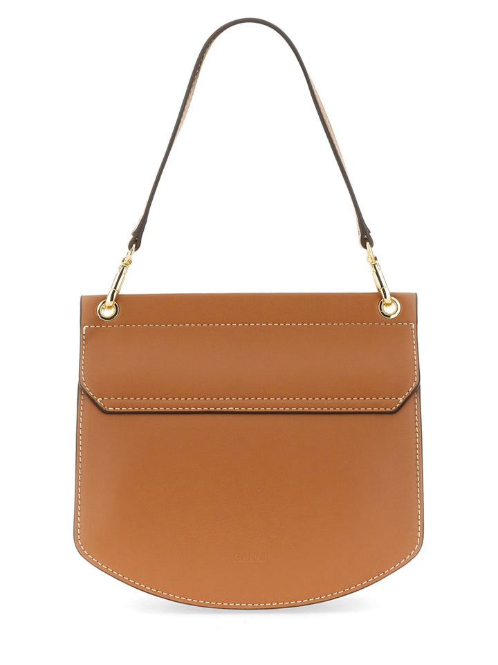 Ganni Shoulder Bags - Brown | Wanan Luxury