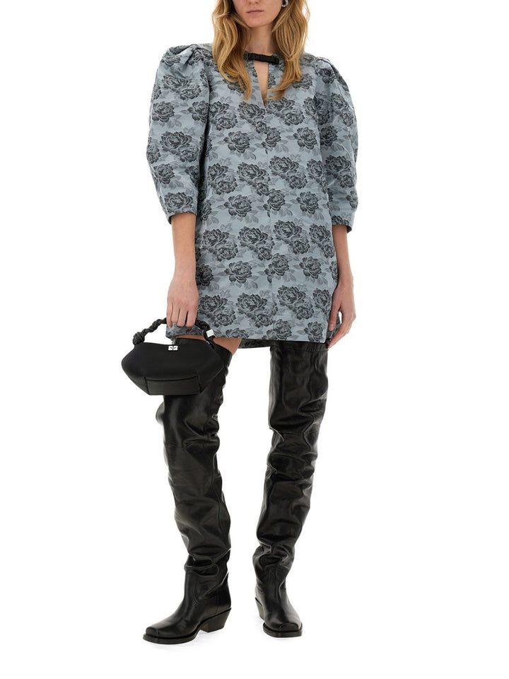 Ganni Suits & Dresses - White, Light Blue | Wanan Luxury