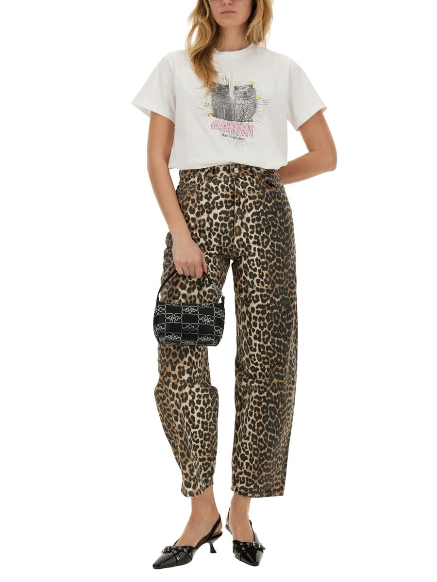 Ganni T shirts - White | Wanan Luxury