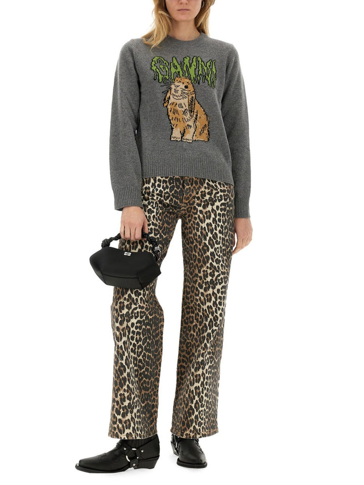 Ganni Sweaters - Grey | Wanan Luxury