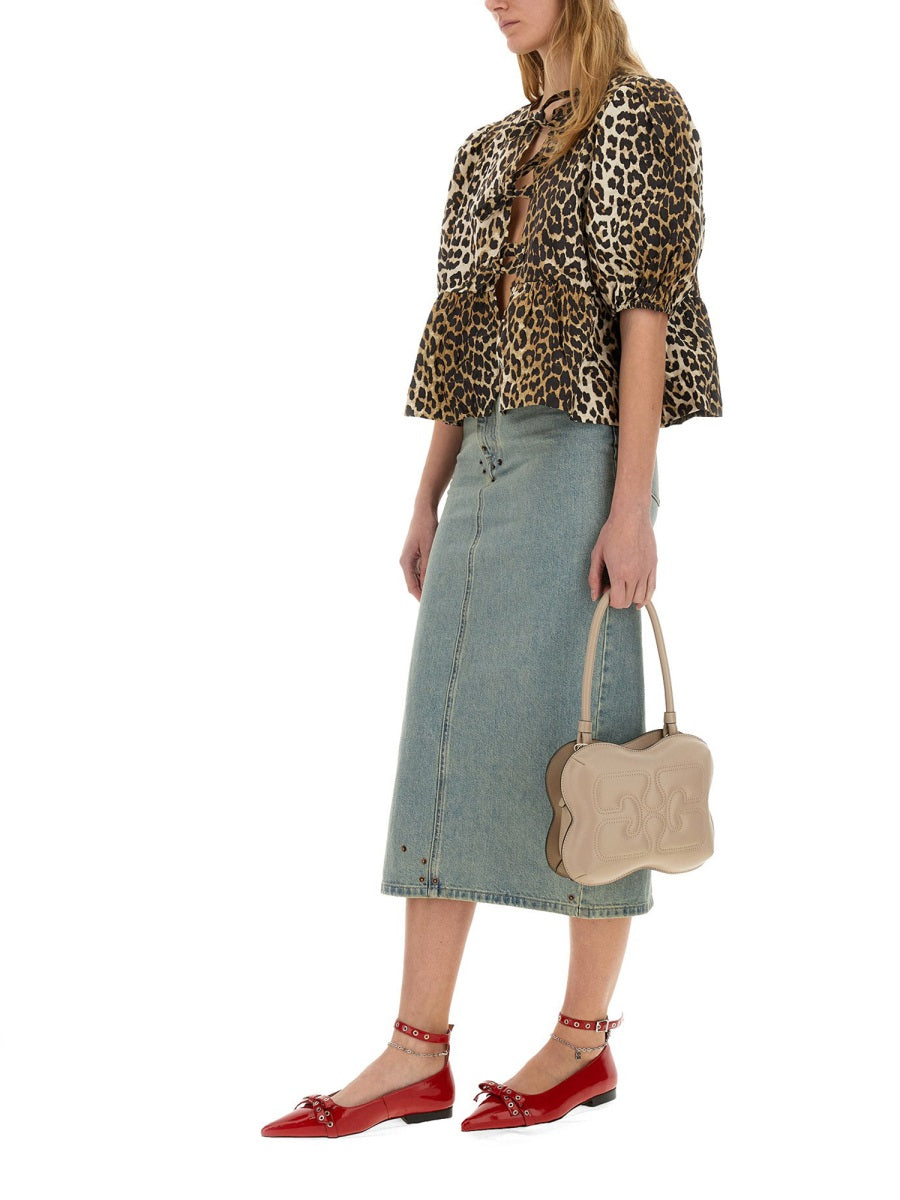 Ganni Tops - Animal Print | Wanan Luxury