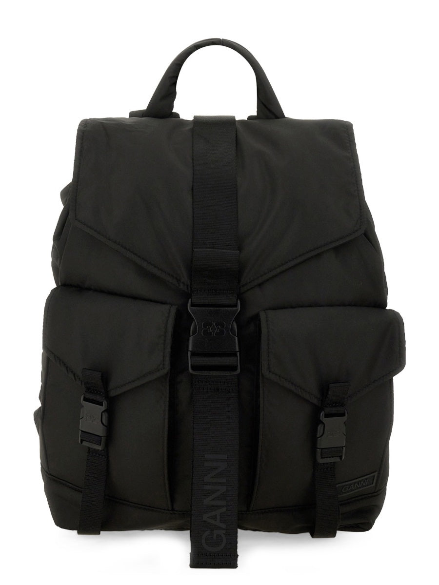 Ganni Backpacks & Travels - Black | Wanan Luxury
