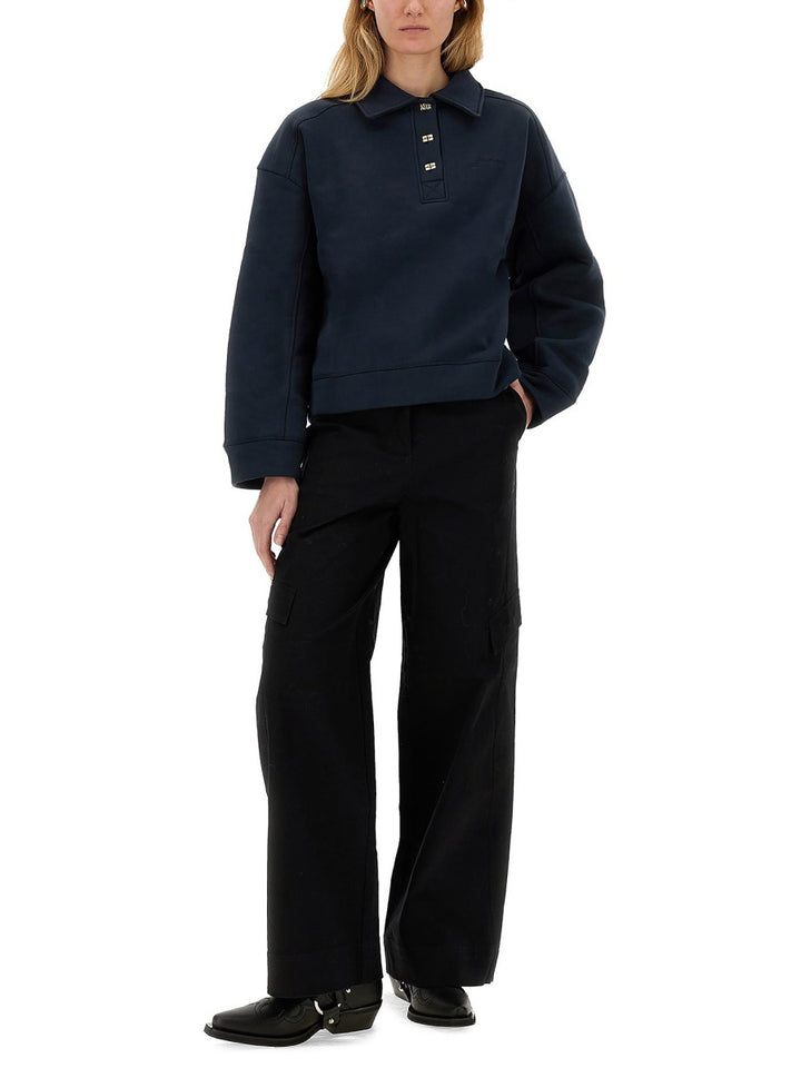 Ganni Polo - Blue | Wanan Luxury