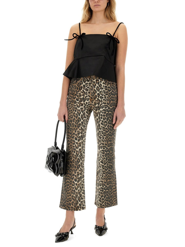 Ganni Denim - Animal Print | Wanan Luxury