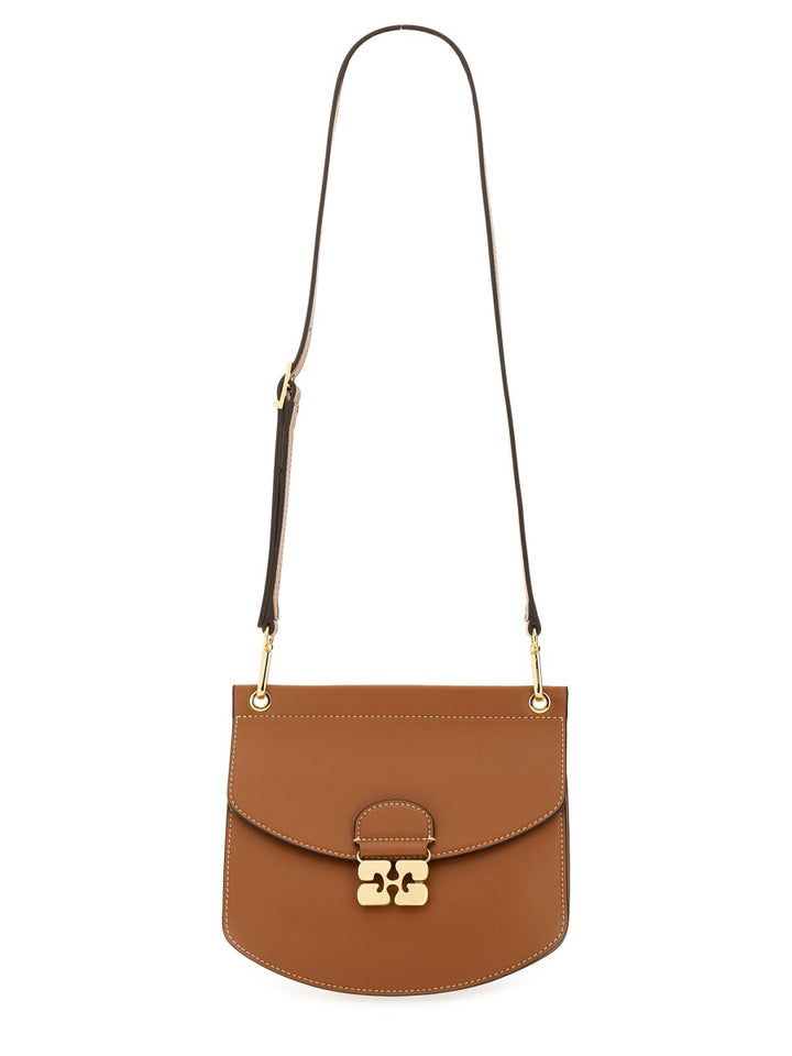 Ganni Shoulder Bags - Brown | Wanan Luxury