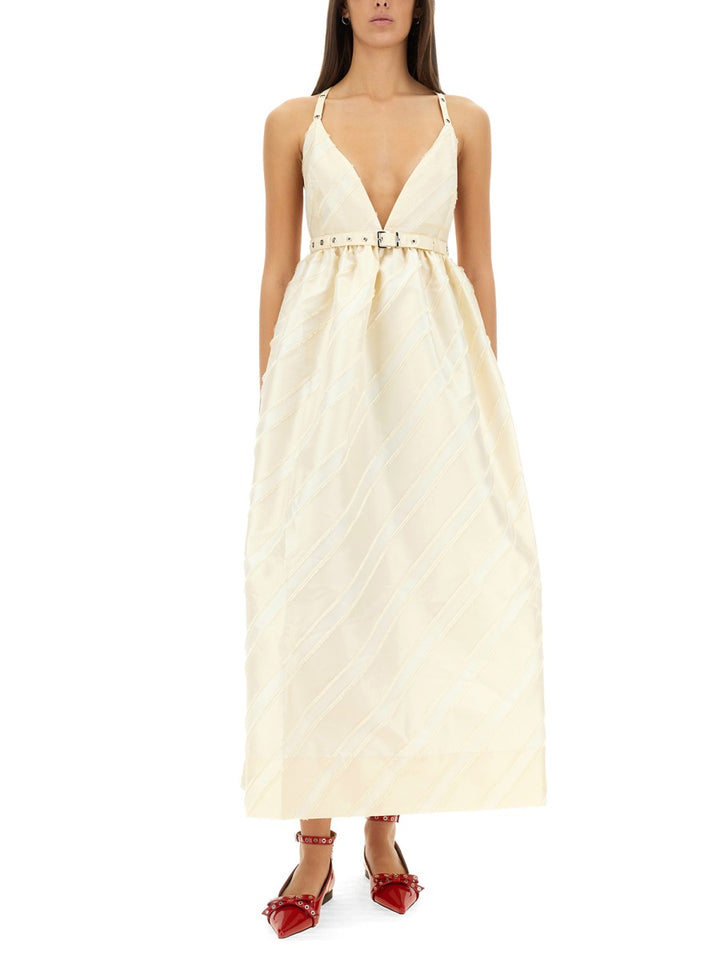 Ganni Suits & Dresses - Beige | Wanan Luxury