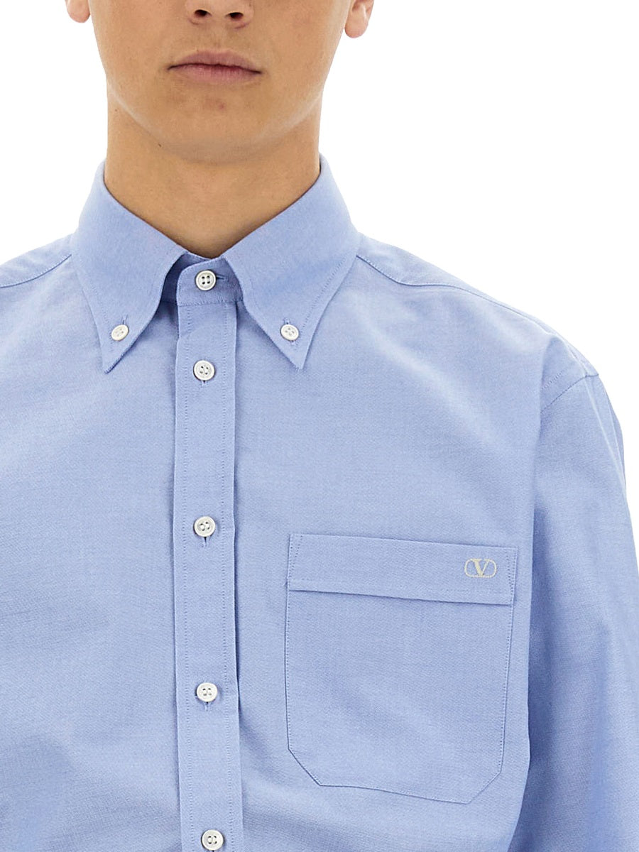 Valentino Garavani Shirts - White, Light Blue | Wanan Luxury