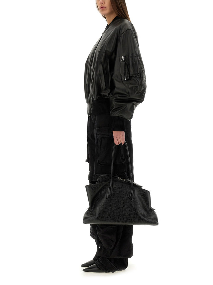 The Attico Leather Jackets - Black | Wanan Luxury