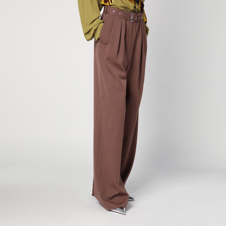 Dries Van Noten Pants - Beige | cdc6ef3e1674c42b82b1cdb9c1ca25c82b35dfb2