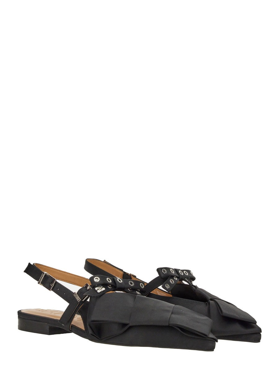 Ganni Flat Shoes - Black | Wanan Luxury