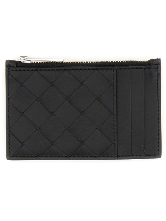 Woven Card Holder With Zipper