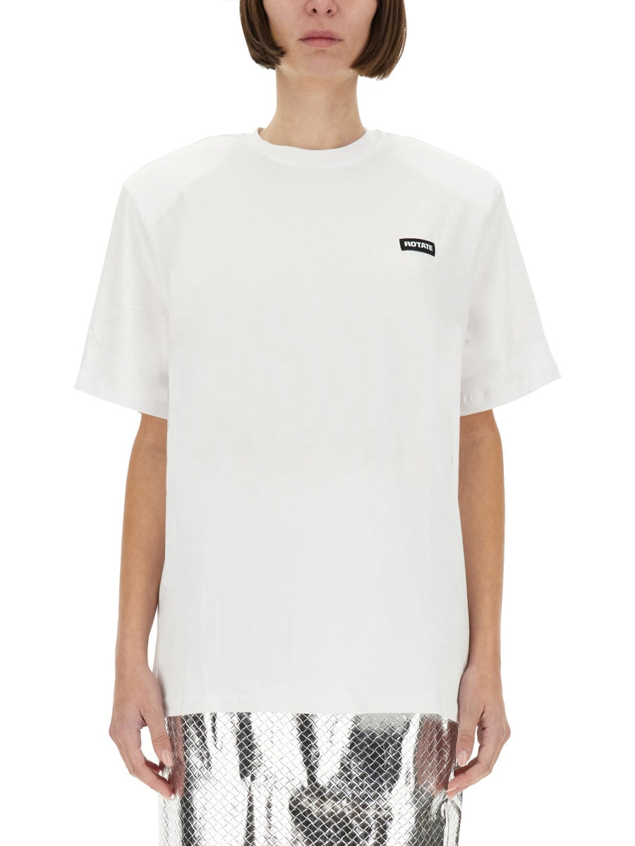 Rotate Birger Christensen T shirts - White | Wanan Luxury