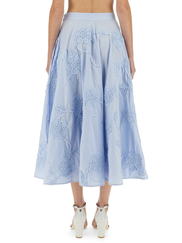 Rotate Birger Christensen Skirts - White, Light Blue | Wanan Luxury